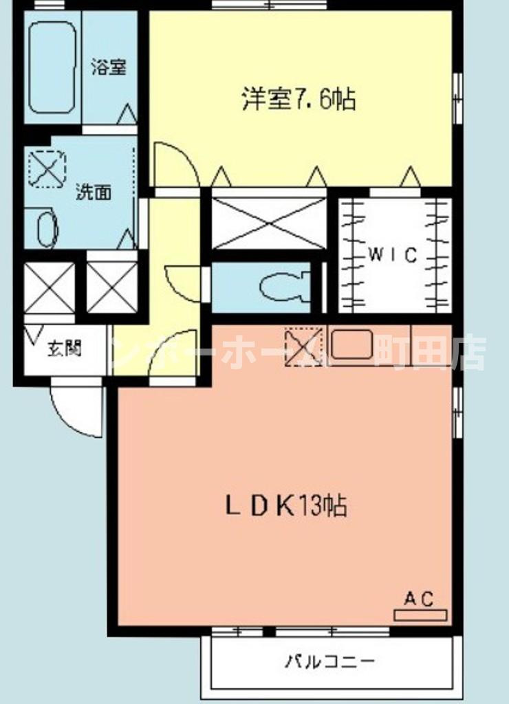 ヴェルドミール※初期費用分割後払いサービス利用可能物件の間取り