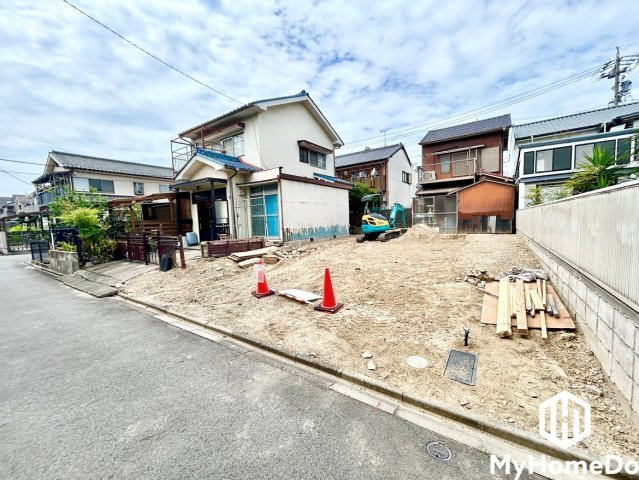 北区光音寺　4期の前面道路含む現地写真