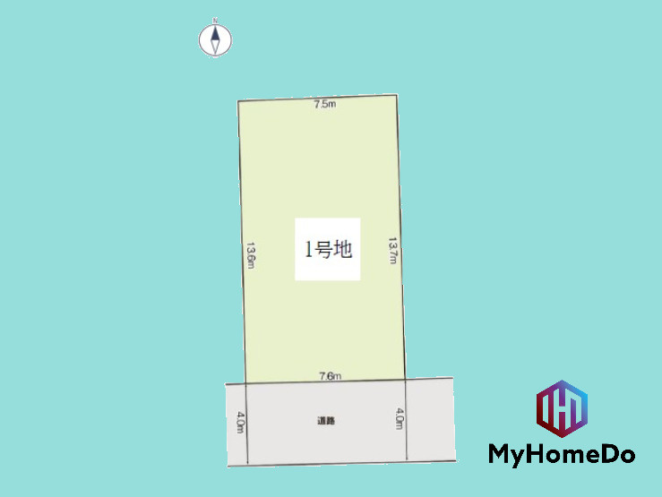 北区光音寺　4期の区画図