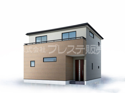 【キッチン】 | 生駒市有里町の新築一戸建 全２区画 | １号地キッチン完成イメージ／人気の対面キッチン♪