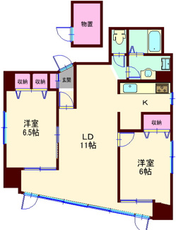 【間取り】 | フローラル戸越銀座