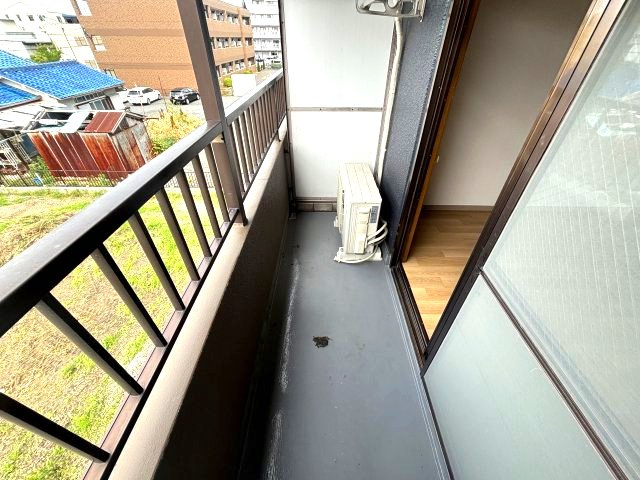 喜志マンションのバルコニー