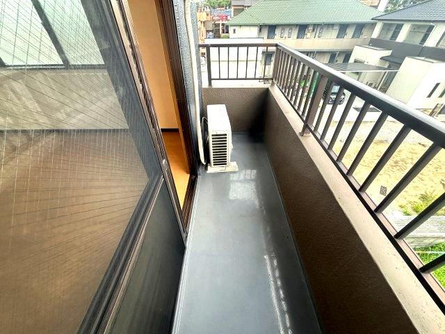 喜志マンションのバルコニー