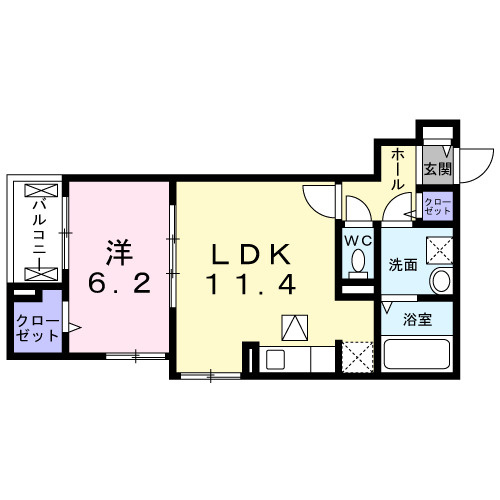 ヴィアソーレ茨木の間取り