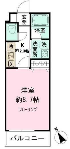 エグゼシャトー伍番館の間取り
