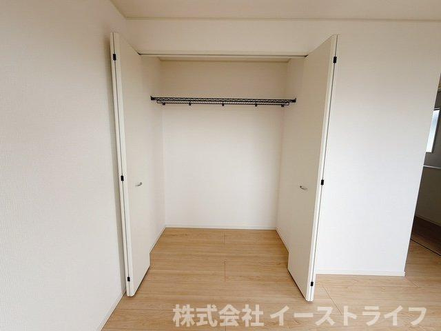 【新築戸建】　いわき市四倉町第19の収納|同社施工写真　各居室に収納スペースがあり、充実しています