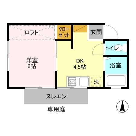 キャッスル下矢切の間取り