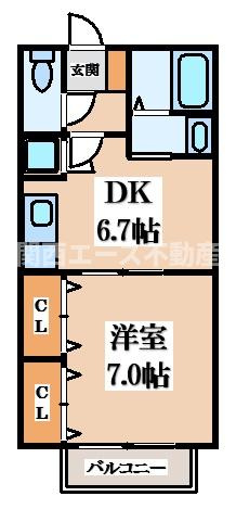【間取り】 | ボヌールⅠ