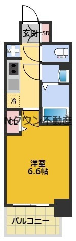 【間取り】 | メイクス名駅南Ⅱ | 間取りです。