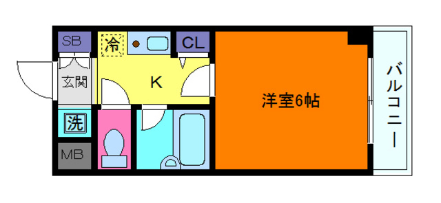 エステムコート芦屋西の間取り