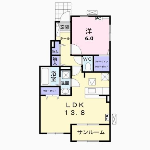 フィーレダンクⅠの間取り