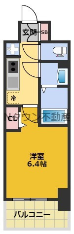 【間取り】 | メイクス名駅南Ⅱ | 間取りです。