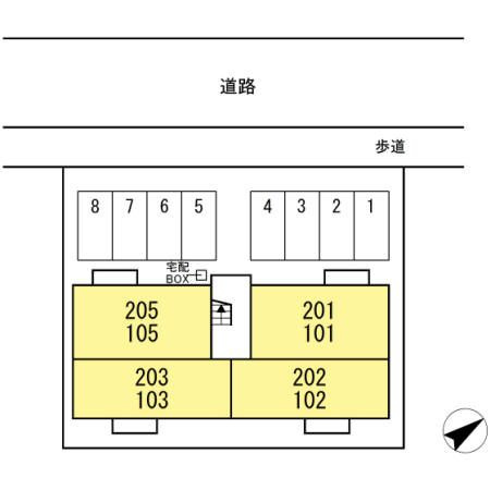 ドルチェ カーサの区画図