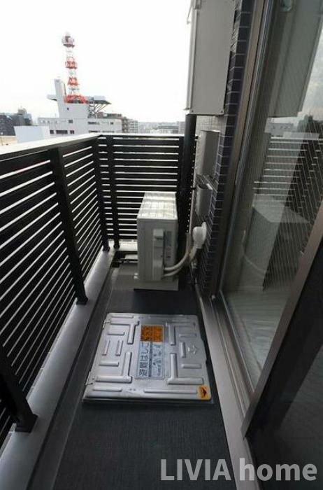 川崎市川崎区南町の賃貸マンションのバルコニー