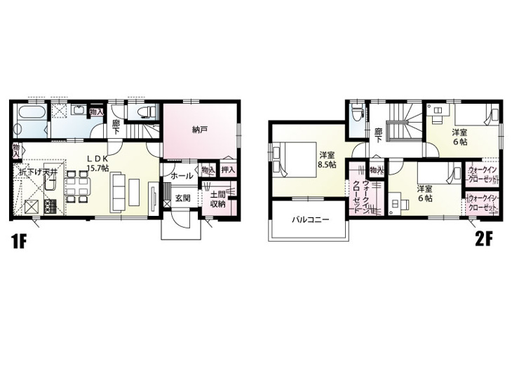 新築　高崎中居町4丁目の間取り|建物面積33.81坪　都市ガス・本下水道エリア！！