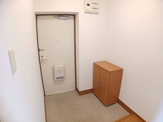 ハピネスＢの玄関|シンプルで使いやすい玄関です