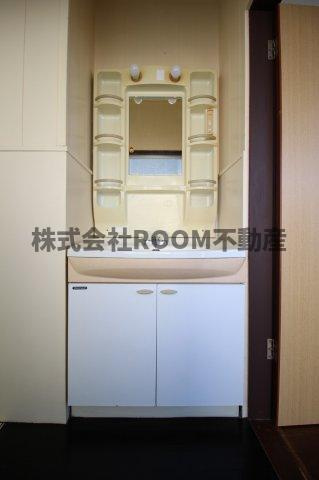 ひなたビレッジ都北の独立洗面台|独立洗面化粧台が付いています