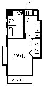 府中市朝日町２丁目の賃貸マンションの間取り