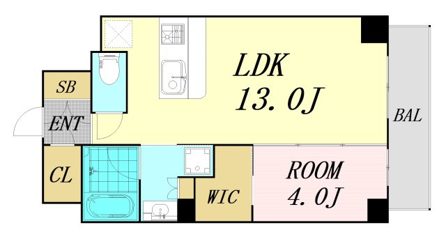LEGALAND+難波南　仲介手数料無料の間取り