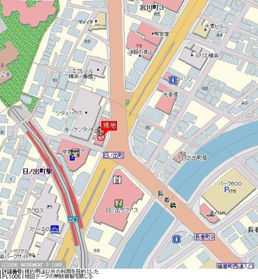 【地図】 | スカイコート横浜日ノ出町