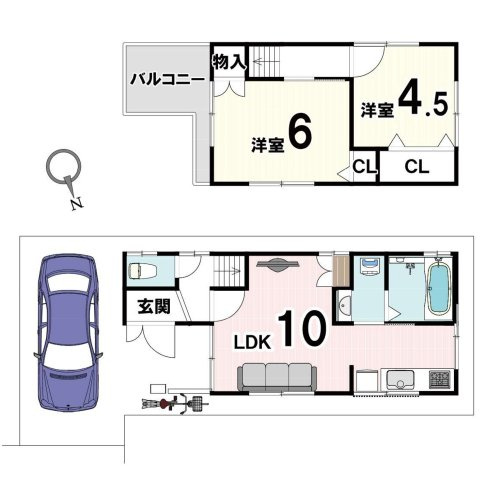 中古戸建　守口市大庭町1丁目（昭和51年築）【フルリノベ済】