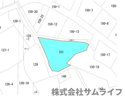【区画図】 | 下三緒107坪資材置場