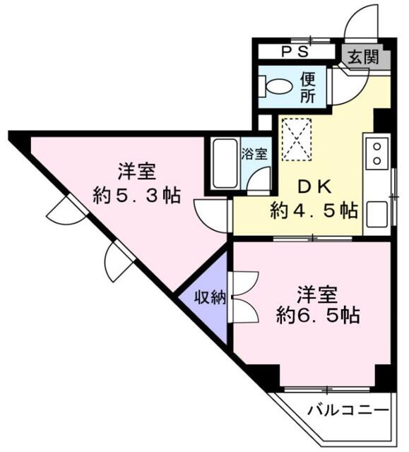 2DKです。