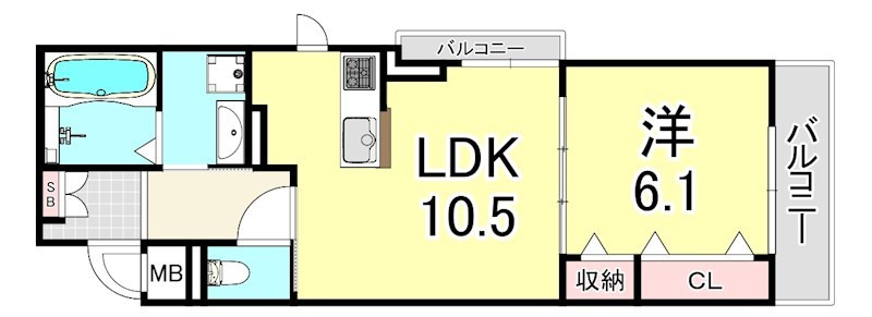 パルク大西の間取り