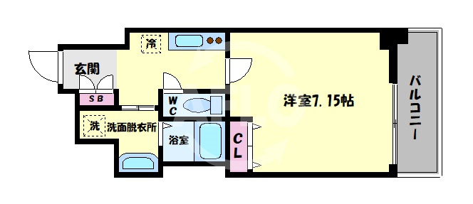 JPレジデンス大阪城東Ⅲの間取り|JPレジデンス大阪城東III　間取り