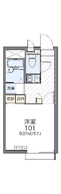 レオパレスコトブキの間取り