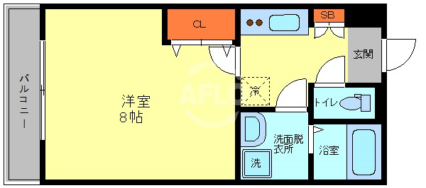 LIVIAZ OSAKA EASTの間取り|BADGE北巽　間取り