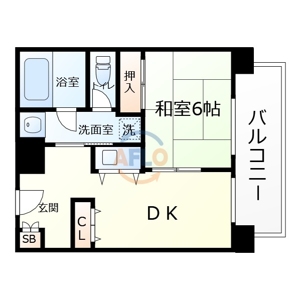 アーバンエース上本町パル　真田山小学校区の間取り|アーバンエース上本町パル　間取り