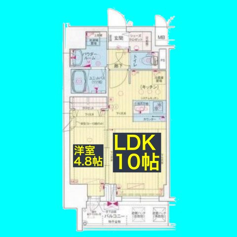 プレサンス広小路通今池の間取り