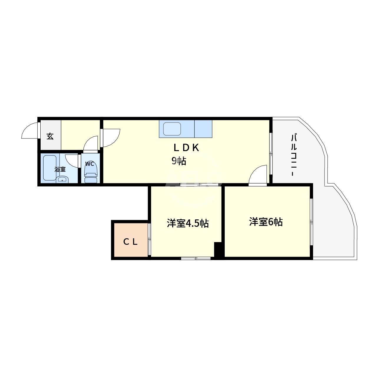 ウエンズ緑橋の間取り|ウエンズ緑橋　間取り