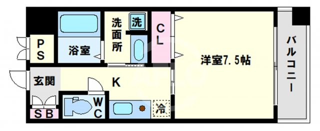 ラシーヌ玉造の間取り|ラシーヌ玉造　間取り
