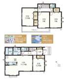 千葉市稲毛区園生町　新築分譲住宅B号棟の画像