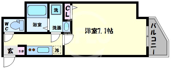 ラパンジール四天王寺東の間取り|ラパンジール四天王寺東　間取り
