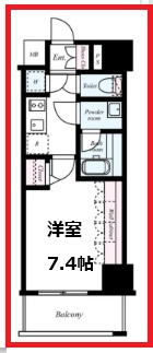 【間取り】 | フュージョナル両国トレ