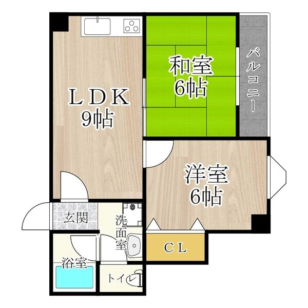 日栄ビル3号館の間取り|日栄ビル3号館　間取り
