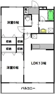 【間取り】 | ファミール花園 | 間取りです。