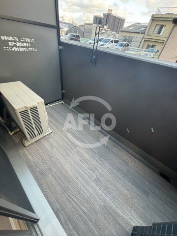 プレサンス鶴橋トレヴィエのバルコニー|プレサンス鶴橋トレヴィエ　バルコニー