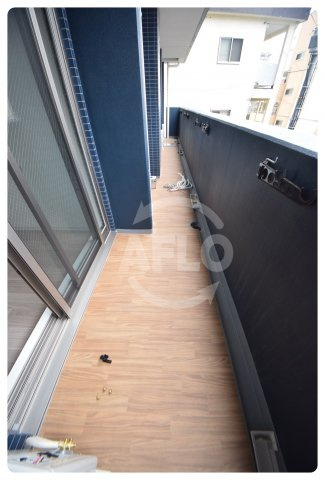 プレサンス上町台筆ヶ崎NORTHのバルコニー|プレサンス上町台筆ヶ崎NORTH　バルコニー