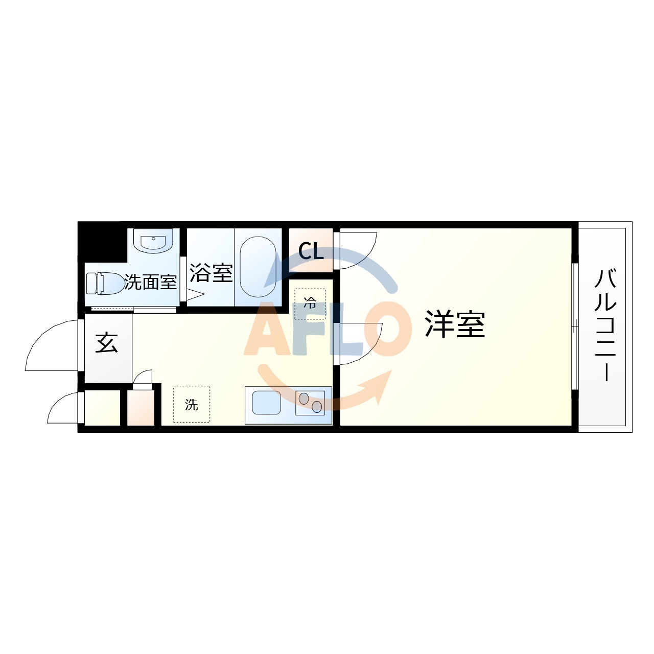 U-ro勝山の間取り|U-ro勝山　間取り