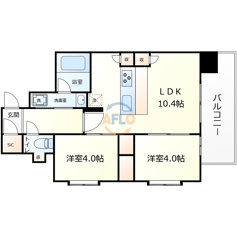 スプランディッド玉造の間取り|スプランディッド玉造　間取り