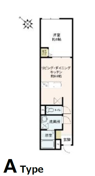 ポルトス千葉の間取り