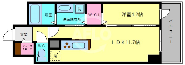 La Luce長堀通の間取り|La Luce長堀通　間取り