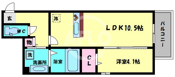 D-room新今里の間取り|D-room新今里　間取り
