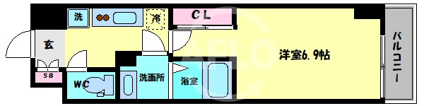ヒルズパークサイドの間取り|ヒルズパークサイド　間取り