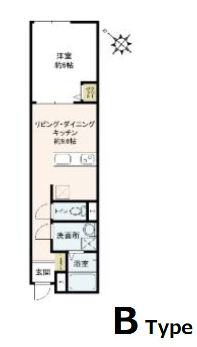 ポルトス千葉の間取り