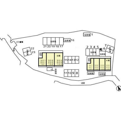 【区画図】 | スカイヒル横濱六ツ川B棟 | スカイヒル横濱六ツ川B棟　区画図
